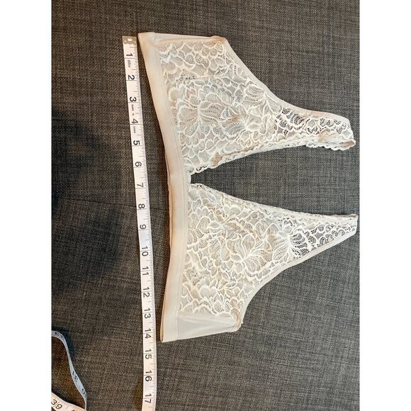 Xhiliration Gray Lacy Bralette Need Size Tag - Picture 6 of 7